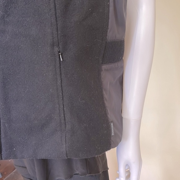 Pendleton Fox Collar Merino Wool Black Zip Front Vest. Size L. PM/A1651 - Picture 7 of 10